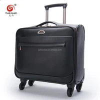 High Quality PU Trolley Luggage Boarding