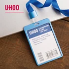 UHOO superior quality exhibition card holder aluminium alloy Metal id card holder