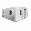 3 room design prefab portable sandwich modular expandable container home