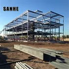 steel structure warehouse / metal frame steel storage industrial building