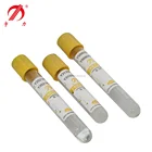 Lab hospital medical disposable consumable yellow cap separating gel blood tube vacutainer