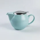 Wholesale white box customize cheap price grace tea ware colorful porcelain japanese tea pot