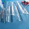 2018 sales of quality products both ends open big diameter size transparent quartz glass tube end with the good price