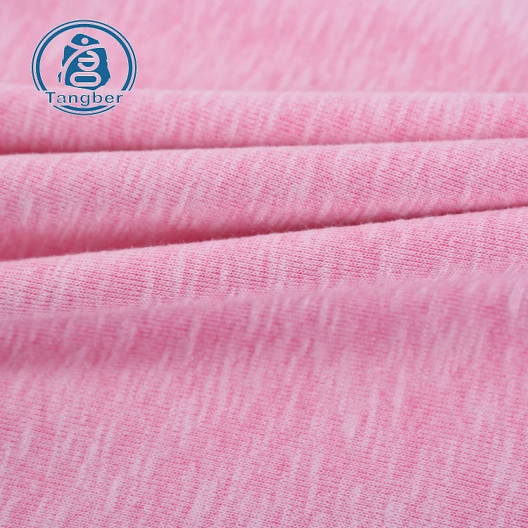 Trade assurance pink color cationic polyester interlock stretch fabric for dress