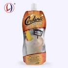 Non-toxic Material Drink Liquid Stand Up Pouch Beverage Packaging With Spout