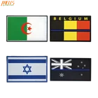 Applique Country Patch Algeria National Country Flag Patch Algerian PVC Souvenir Applique Patch