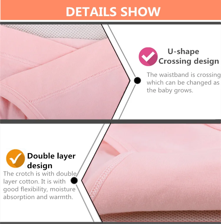 Amazon hot sale free size elastic maternity panties pregnancy underwear underpants with customized logo