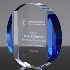 Custom Sports Souvenir Gifts,Crystal Circle Award 3D Laser Crystal Cube