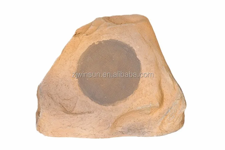 8 Inch Outdoor Weather-Resistant Rock Speaker in Natural Earth Tone Finish - ANKUX.COM
