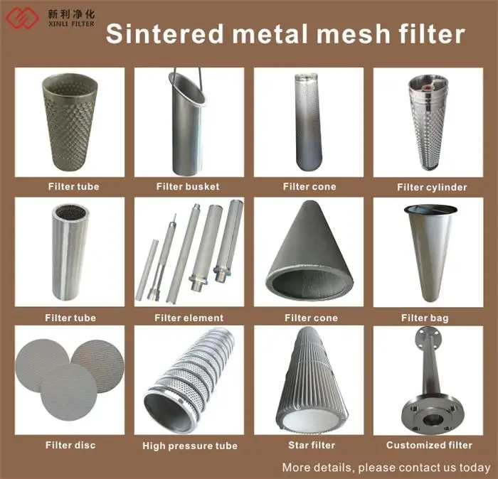 sintered mesh element
