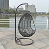Patio Rattan Garden Wicker Furniture Hammock Hanging Egg Shaped Outdoor Double Swing Chair