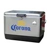 54L Food Ice Cream Beverage Beer Cool Metal Cooler Stainless Steel Ice Chest
