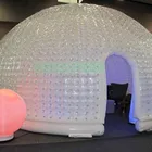 2016 guangzhou commercial clear bubble inflatable tent for camping