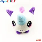 2018 new design Plush kawaii slow rising squeeze unicorn animals toys stuffed filling with PU stress ball .