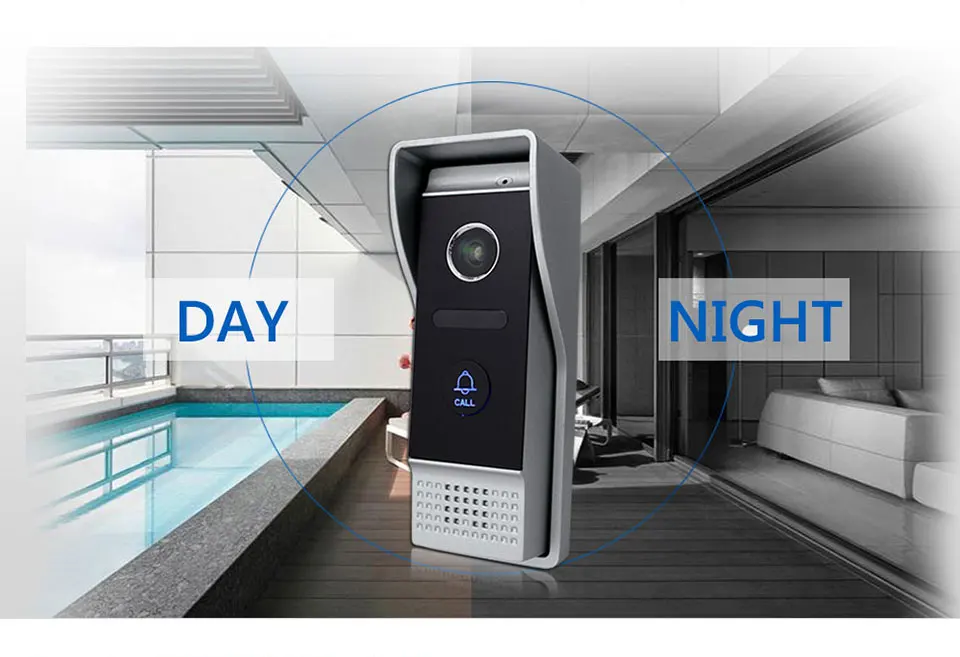 Bcom Ip65 AHD video door phone waterproof doorbell apartment videophone video intercom