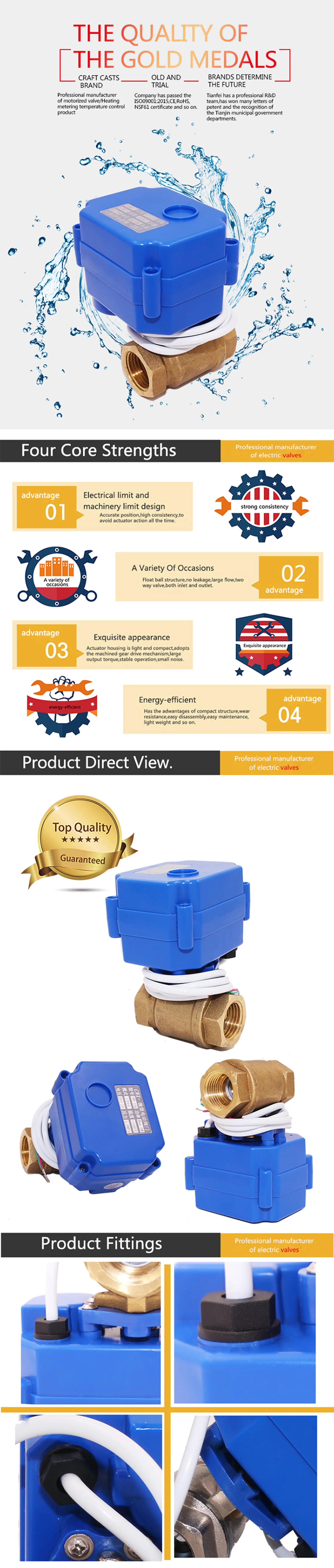 Mid-year Promotion Washing Machine Water Inlet 3 Way Diverter Water Flow Control Valve 15MM to Other Electrical Equipment