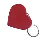 Custom Double Faced Printed Heart Shape Keychains With Logo