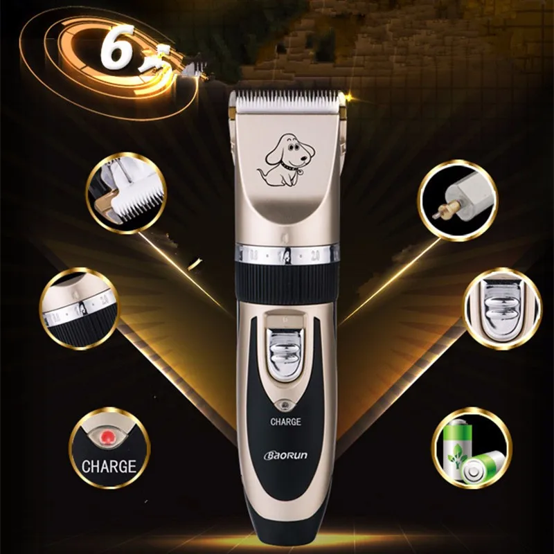 2017 Hot Wholesale Cheap Animal Hair Trimmer Shaver Razor machine set kit dog pet grooming clippers tool
