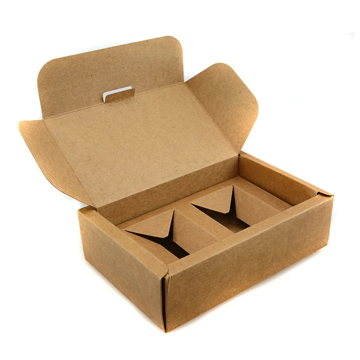 brown kraft book shaped gift paper box wholesale a4 recycled