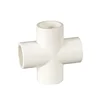 ERA Promotional top quality pvc 4 way pipe tee fitting