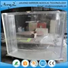 Curved acrylic fish tank