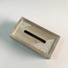 Custom decorative wooden carved tissue box for home/hotel