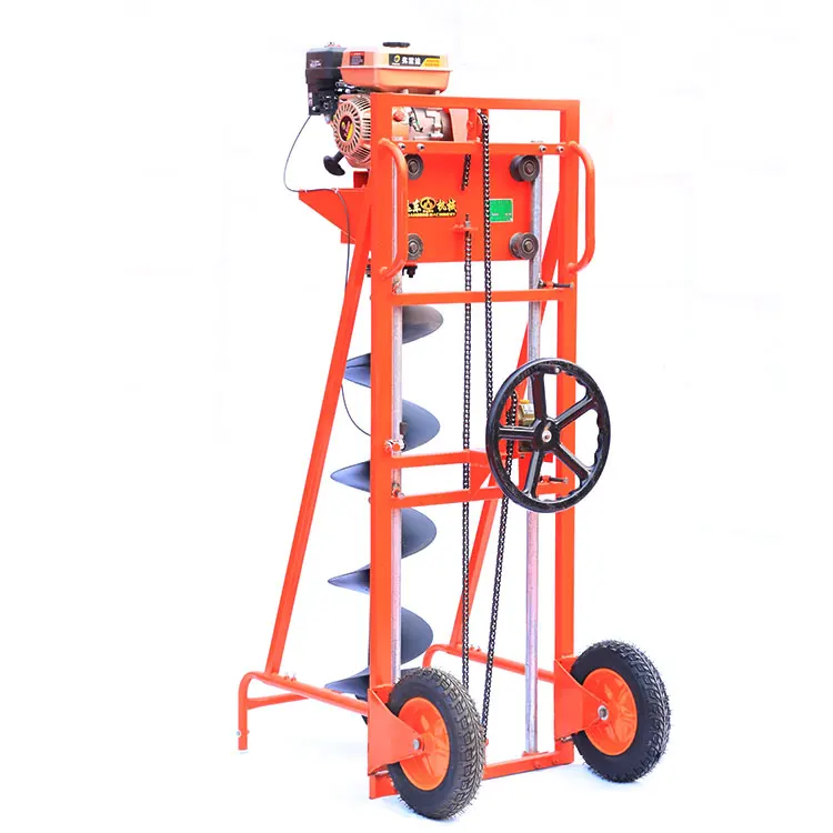 Manual Portable Hand Land Drill Earth Auger Digging Machines /ground Hole Digging Machines /tree
