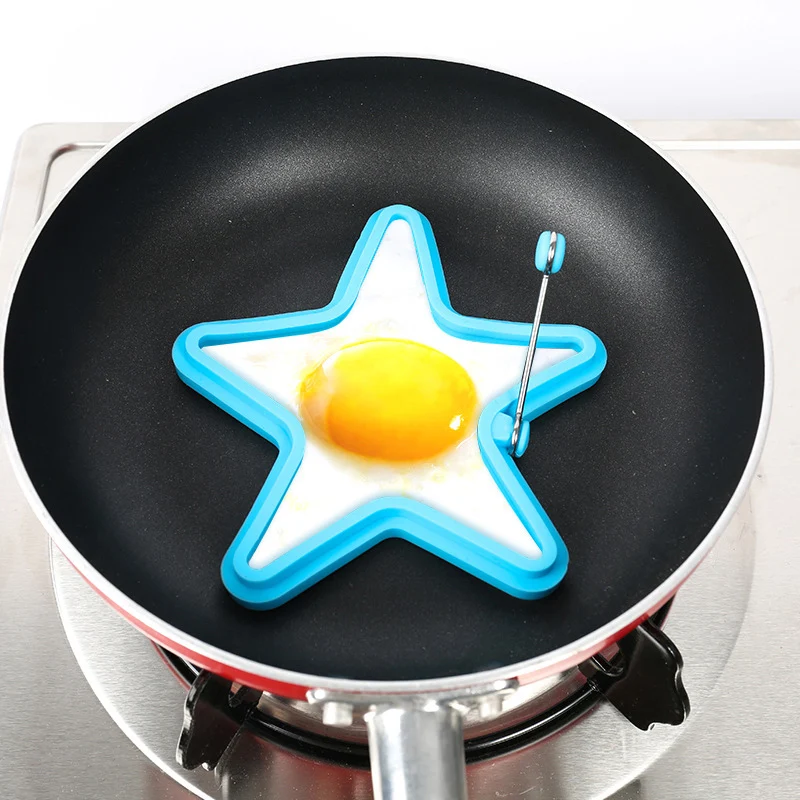 Christmas time silicone egg pancake ring star