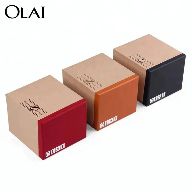 custom luxury coated craft cardboard gift drawer paper watch box
