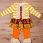 Newest wholesale children's boutique clothing baby wear clothes