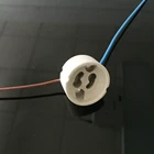 Ceramic Manufacture VDE Approved High Quality Electrical GU10 Ceramic Lampholder For Mains Voltage Halogen Lamps