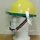2016 clear industrial face shield visor PA bracket & PC with safety helmet for workplace