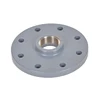 UPVC PVC Plastic Pipe Fitting Copper Threaded Screw Blank Puddle Flange Adapter With Din Standard