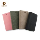 Guangzhou Colorful Custom PU Leather Case Kickstand Flip Wallet Phone Case for iPhone 5