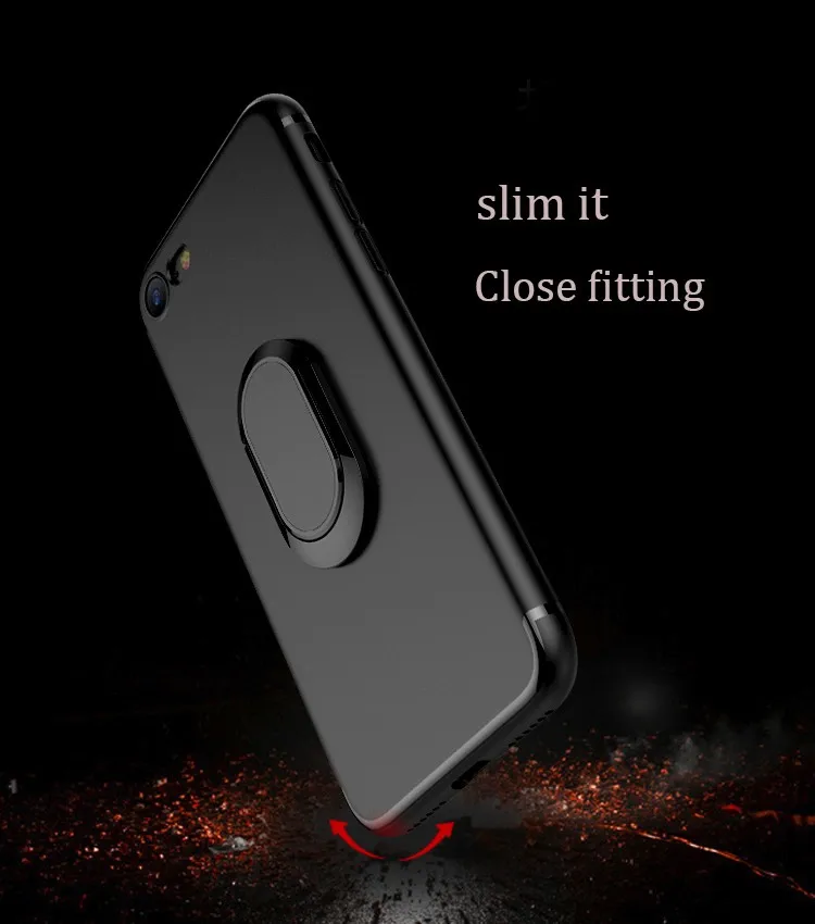 iPhone 7 case ring holder slim fit