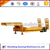 Heavy Duty Low Flatbed Semi Trailer