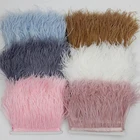 TN-02 Wholesale Cheap Sale Colored 8-10cm Ostrich Feather Fringe/Trim
