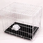 Powder coated metal wire dog kennel dog crate dog cages