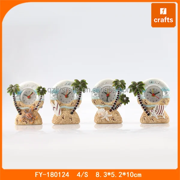 resin souvenir gift decoration swim ring table clock