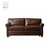 Support OEM Hampton Style Hotel Furniture Living Room Modern Italian Leather Sofa , Double Sofa, L Shape Sofa