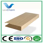 Stretch Ceiling U-shaped Metal Stretch Ceiling Profile Wood Grain Aluminum Baffle Ceiling Tiles