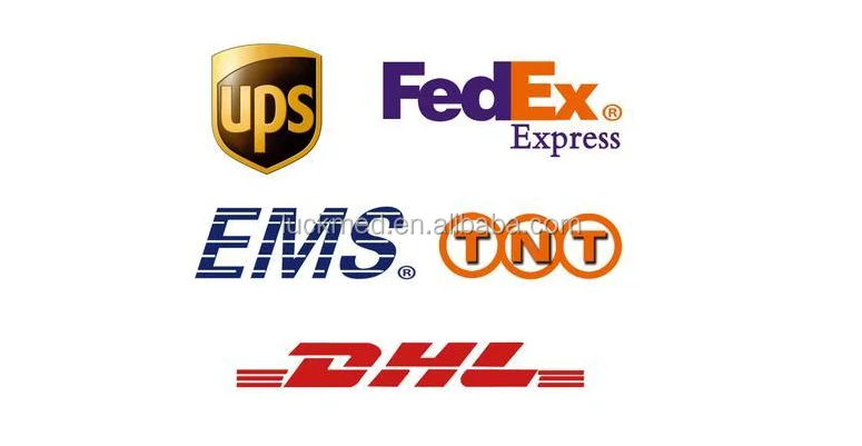 shipped by air, by sea or by any express company, dhl, fedex