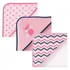 China Wholesale New Style Embroidered Sayings Hooded Towels For Baby