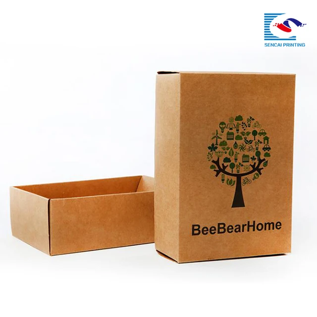 custom luxury design craft paper gift packaging paper box for