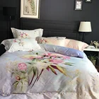 double bed bedding Home textile National Standards 100% Cotton Material duvet cover set teenage romantic bedding set