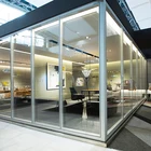 Profitable price HK85 office full height glass wall partition soundproof office partition wall