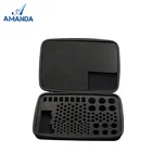 Custom waterproof hard shell used sponge liner storage battery Eva zipper tool case
