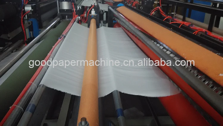 Automatic Glue Lamination Perforated Kitchen Towel Roll Paper Rewinding ...