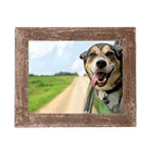 1 1/2 inch Molding 100% Reclaimed Wood Rustic Espresso Farmhouse 4x4 Wood Picture Frame