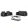 office sofa design stainless steel leather sofa